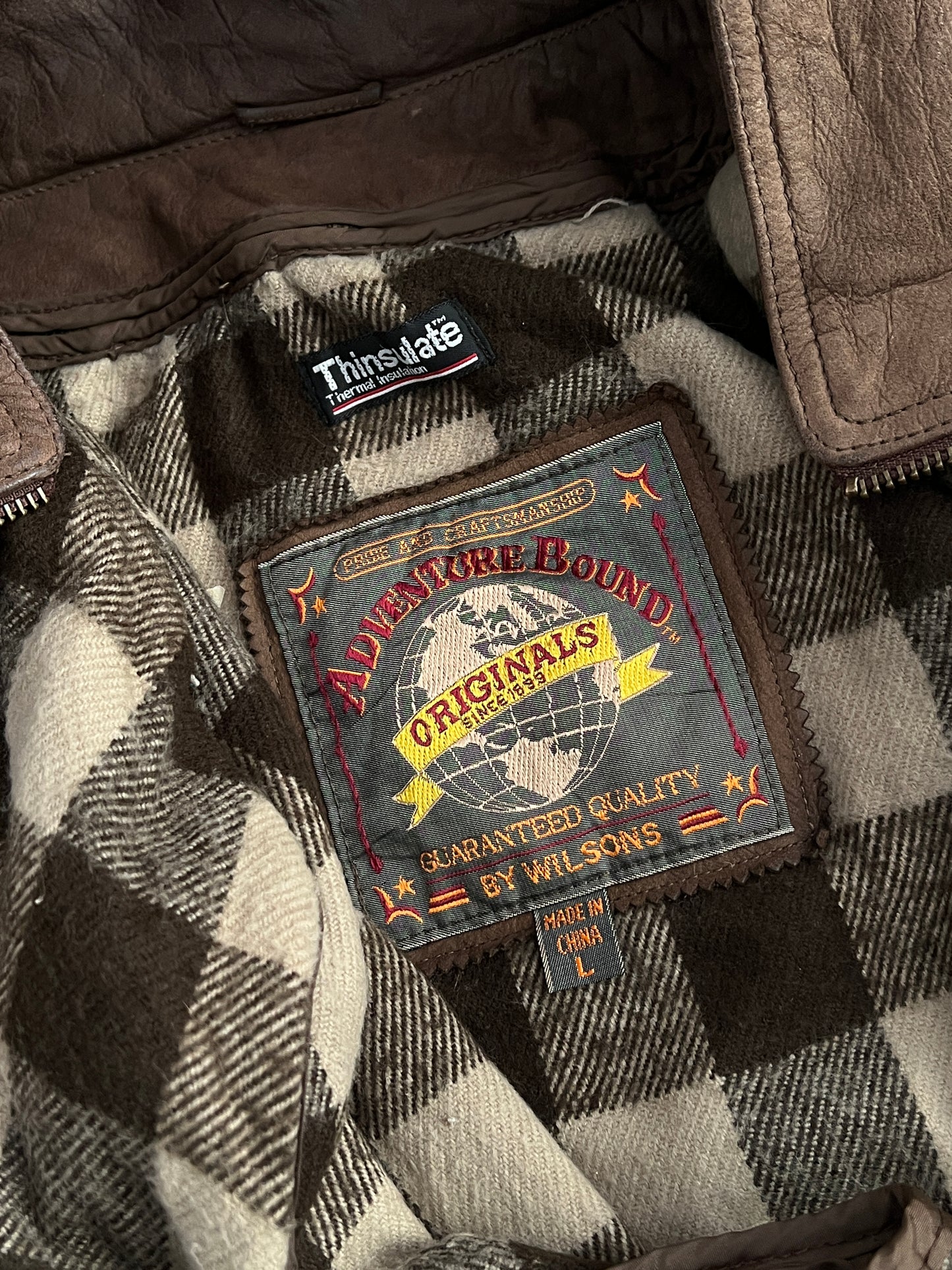 Vintage leather jacket 3M (L)