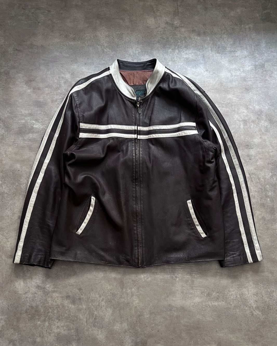 RACER LEATHER JACKET (XL)