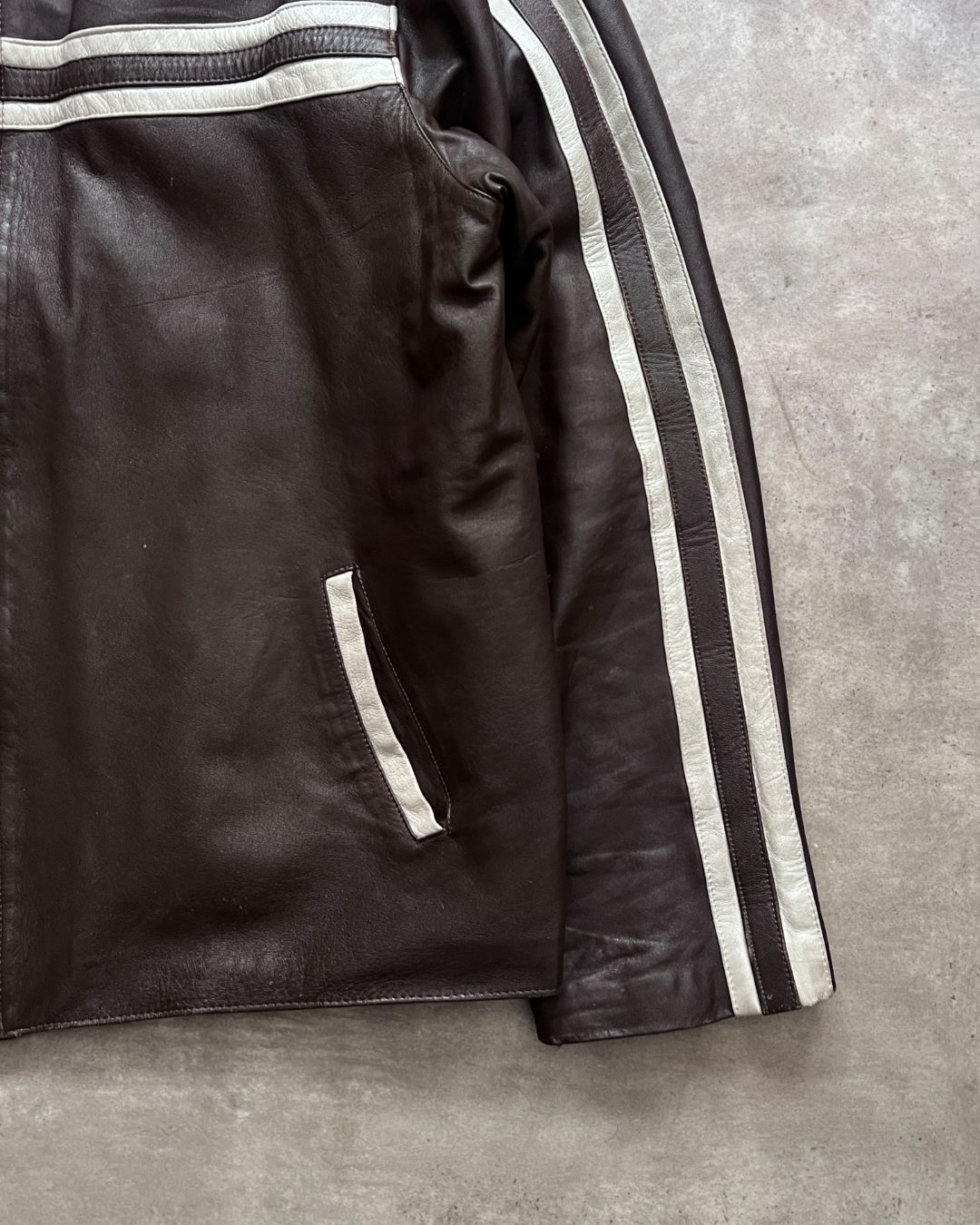 RACER LEATHER JACKET (XL)