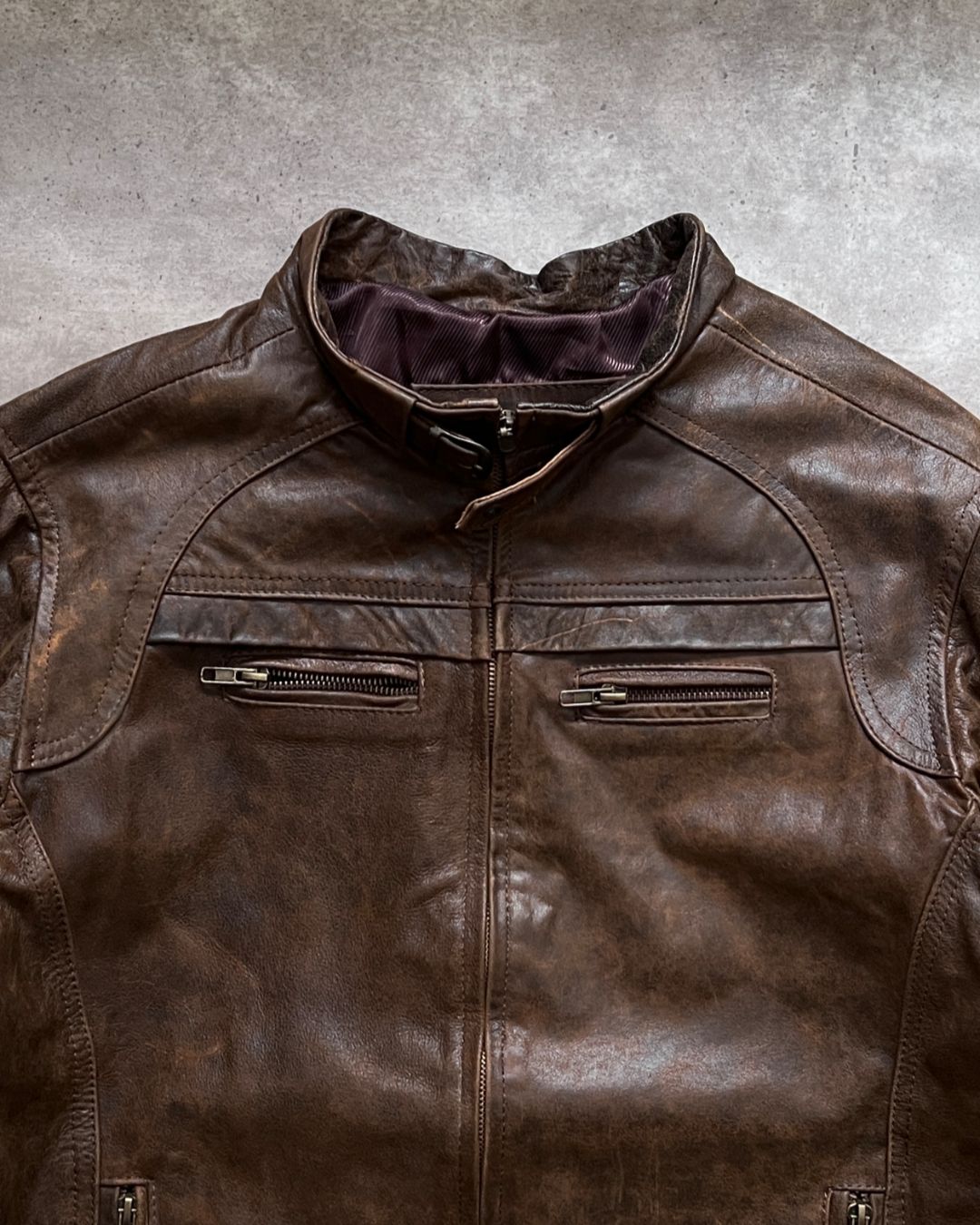 BK LEATHER JACKET (S)