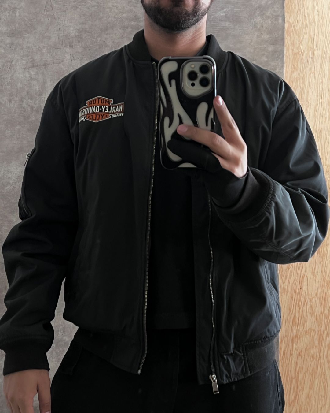 HARLEY BOMBER JACKET (L)