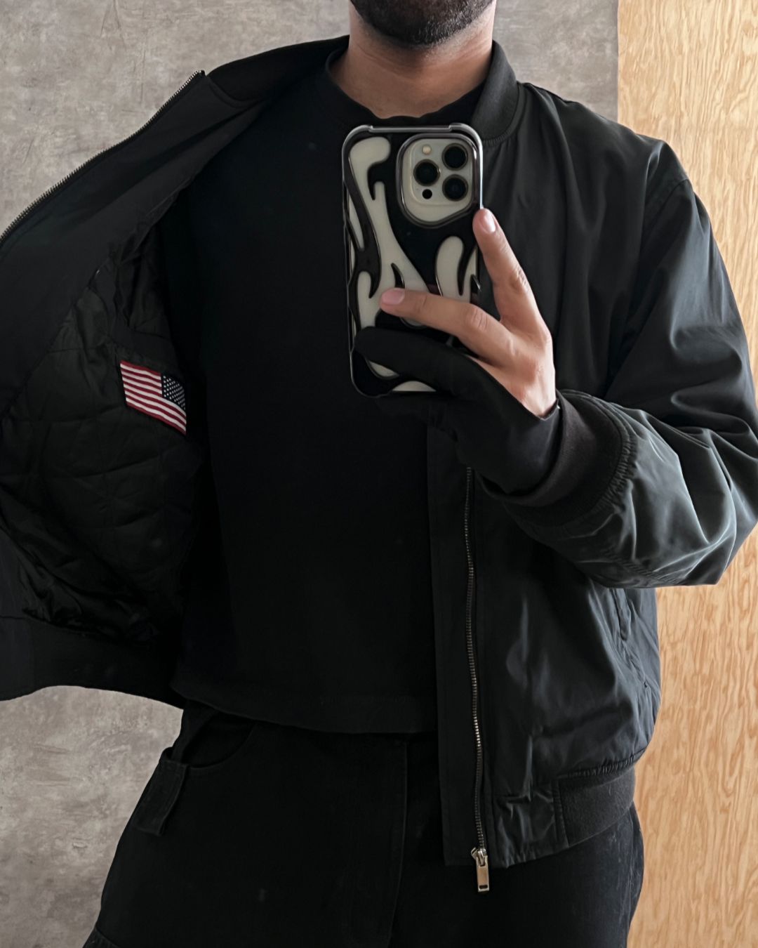 HARLEY BOMBER JACKET (L)