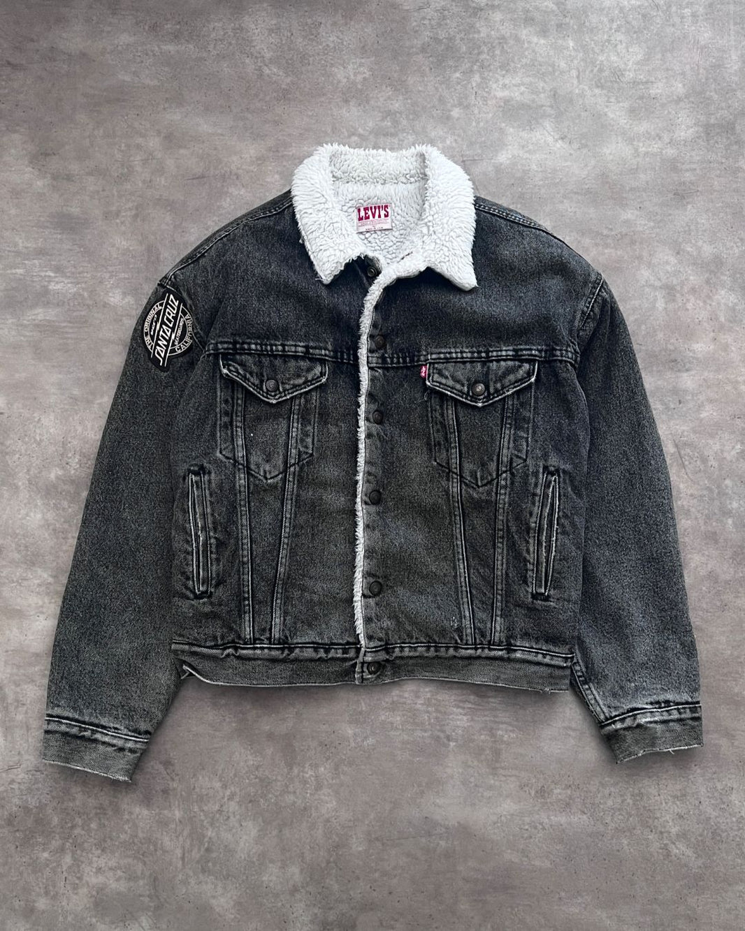VINTAGE SANTA CRUZ SHERPA JACKET LEVI'S (M)