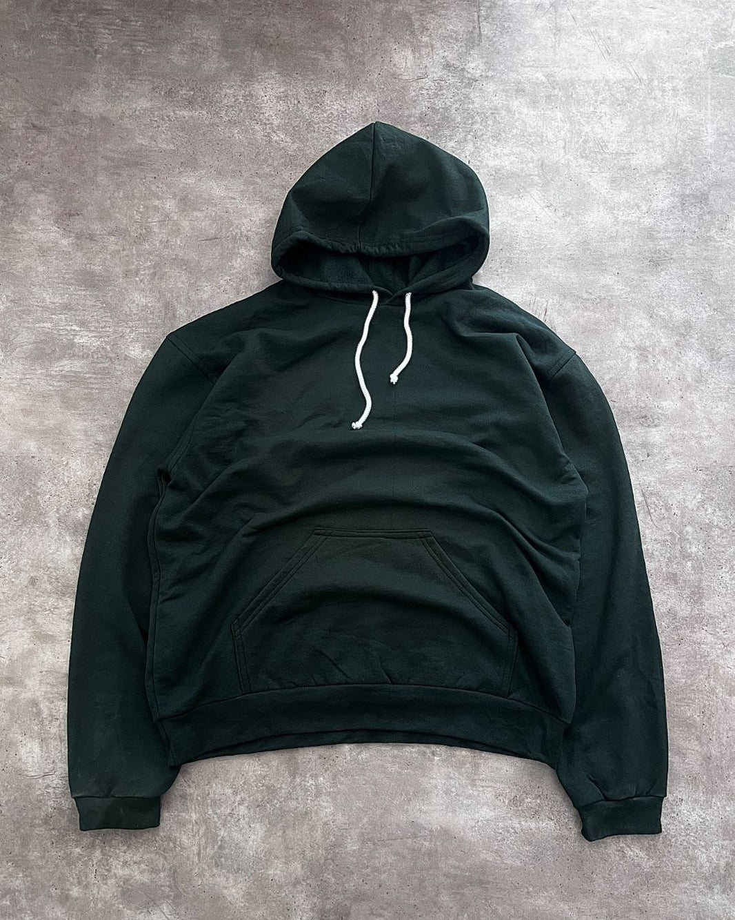 HOODIE GREEN BLCK (XL)