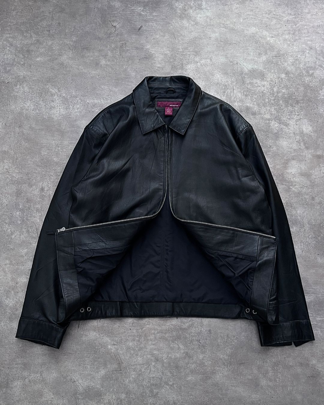 WORK LEATHER JACKET (XL)