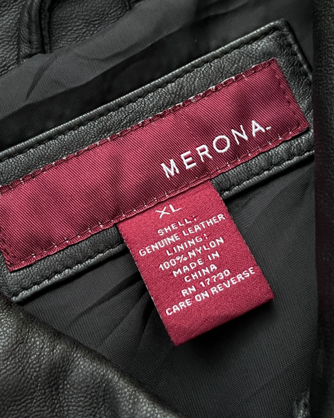 WORK LEATHER JACKET (XL)