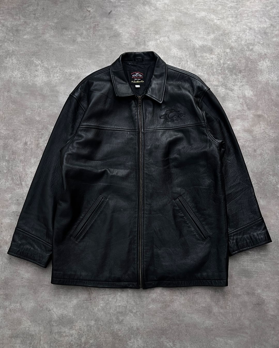 GABARDINA DE PIEL GENUINA (XL)