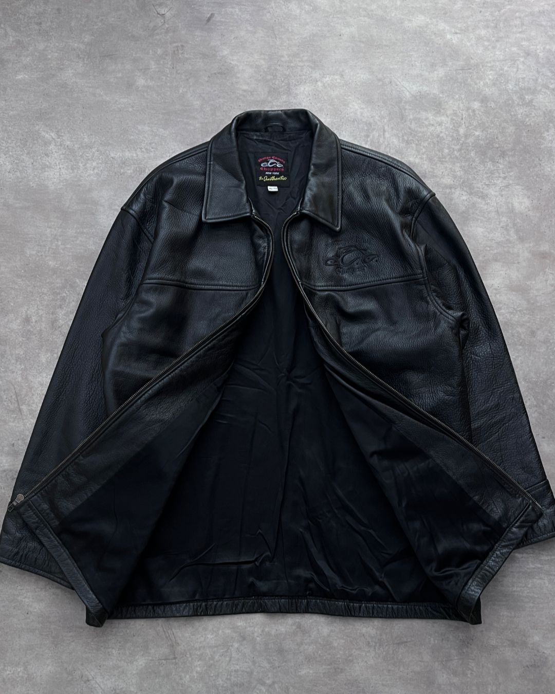 GABARDINA DE PIEL GENUINA (XL)