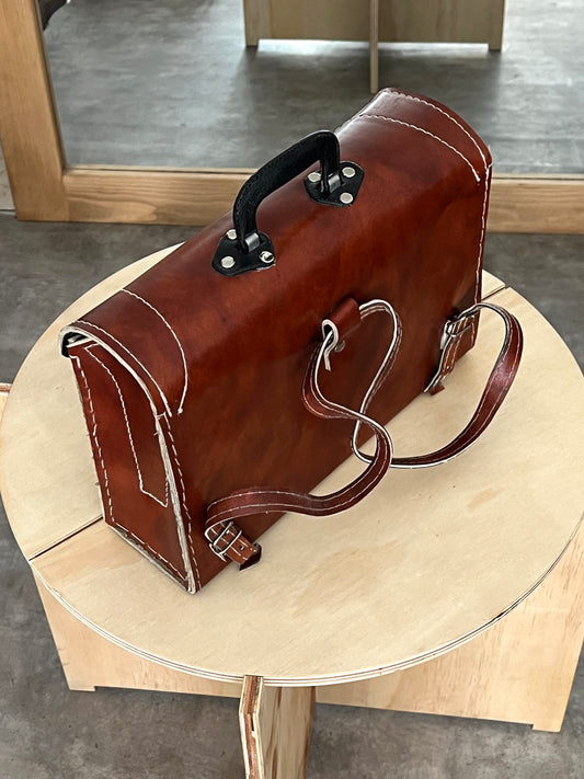 Vintage Leather Backpack (Chica)