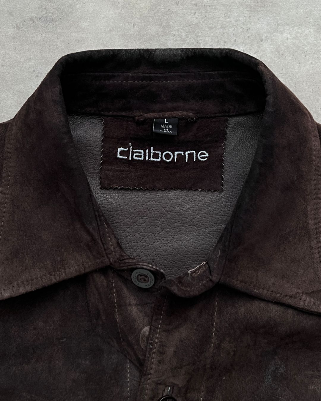 WORK LEATHER SHIRT (L)