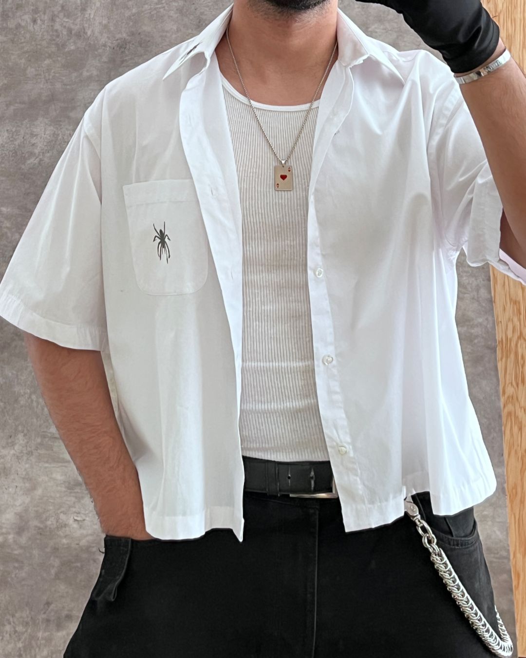 SPYDER CROPPED SHIRT - 77 ORIGINALS (M)