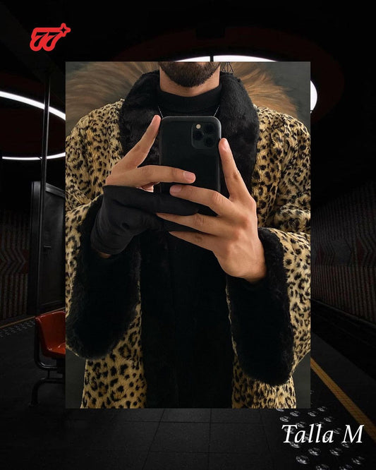 Animal print coat