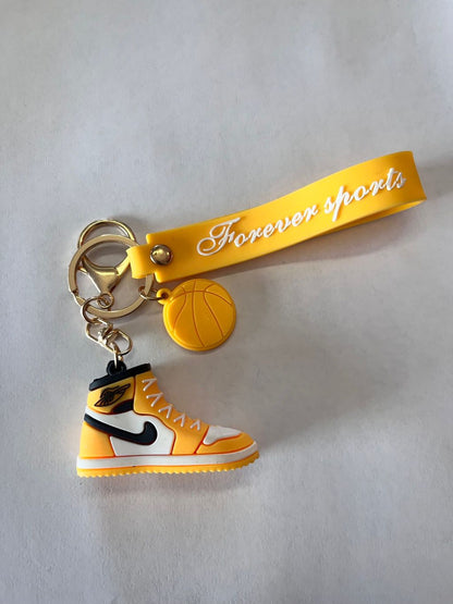 Nike Yellow Keychain