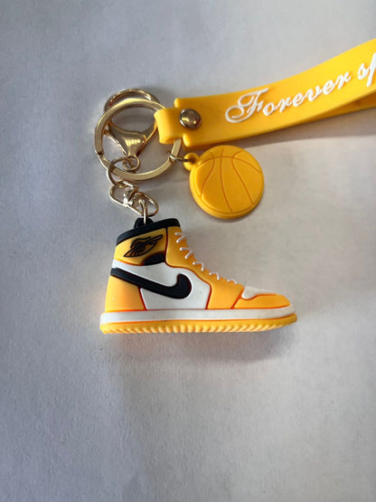 Nike Yellow Keychain