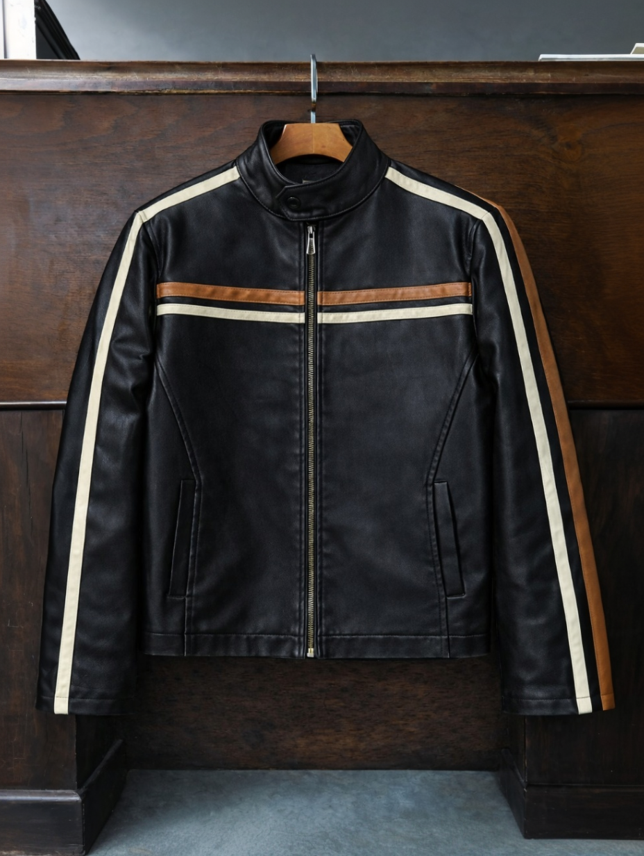 RACER LEATHER JACKET (XL)