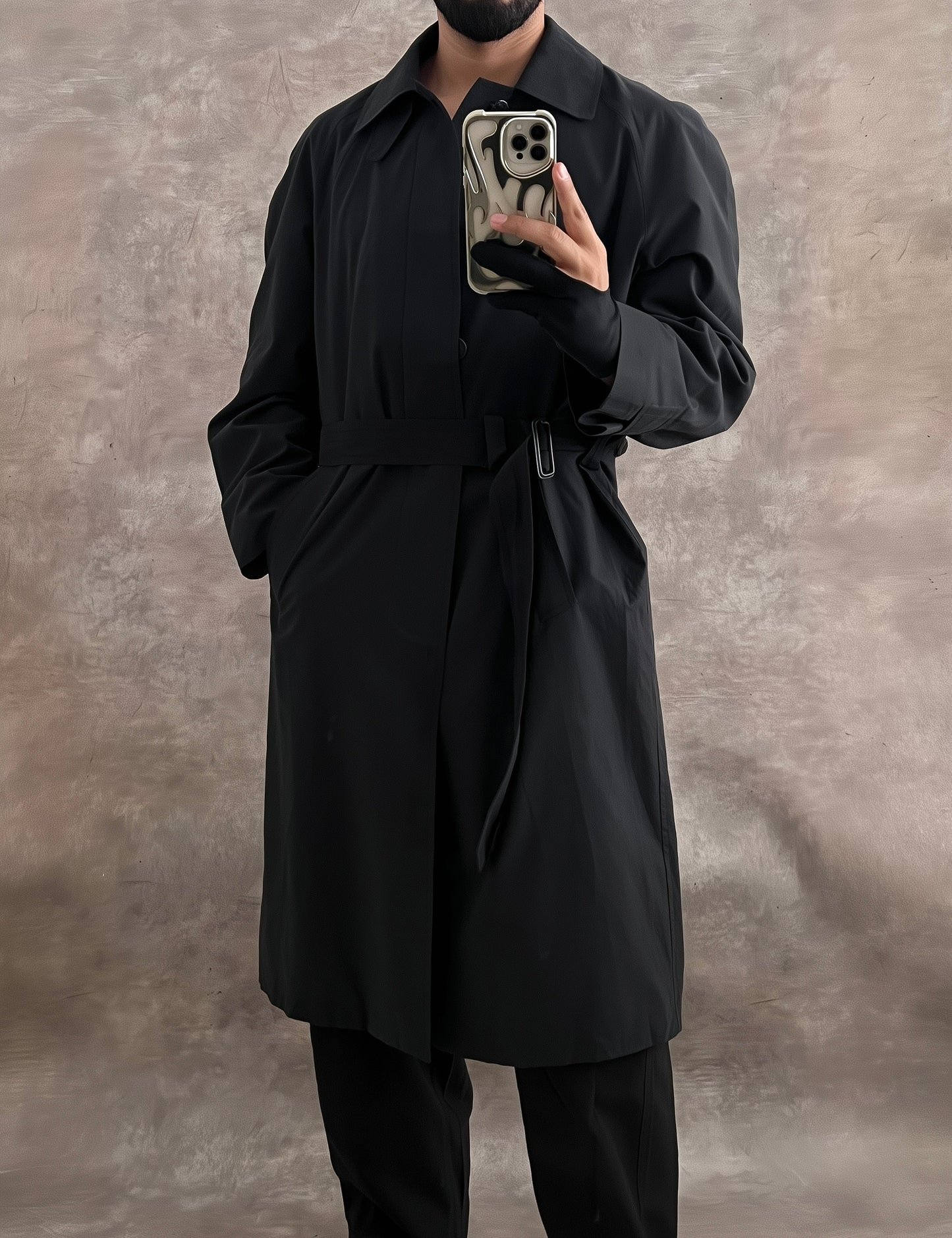 Gabardina Black Bank (M)