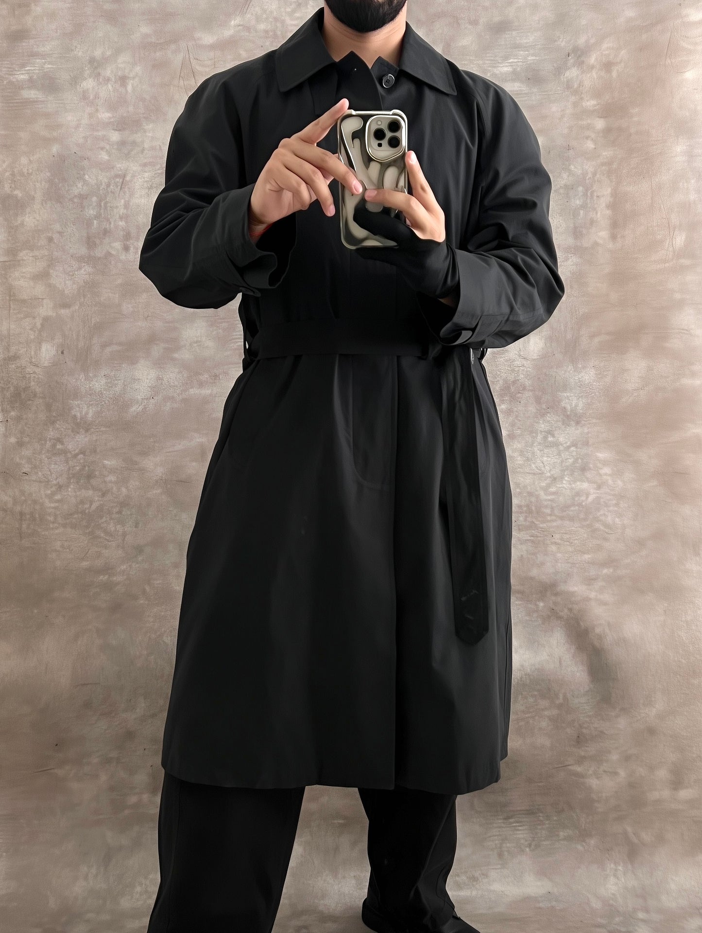 Gabardina Black Bank (M)